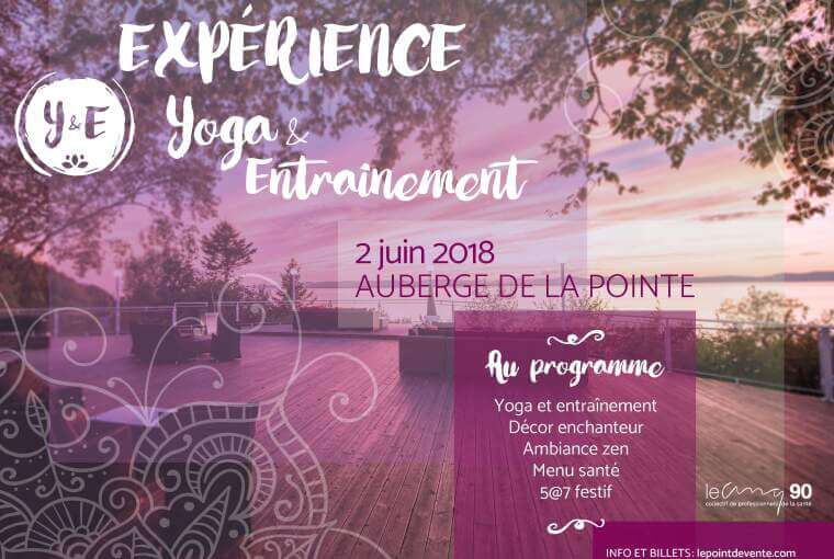 Expérience Yoga à l'Auberge de la Pointe